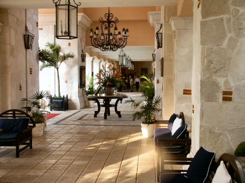 Resort lobby