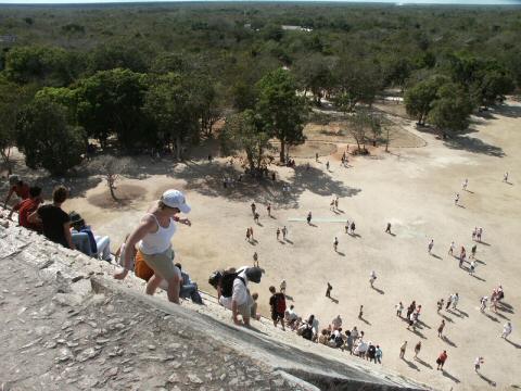 Great pyramid - a long way down