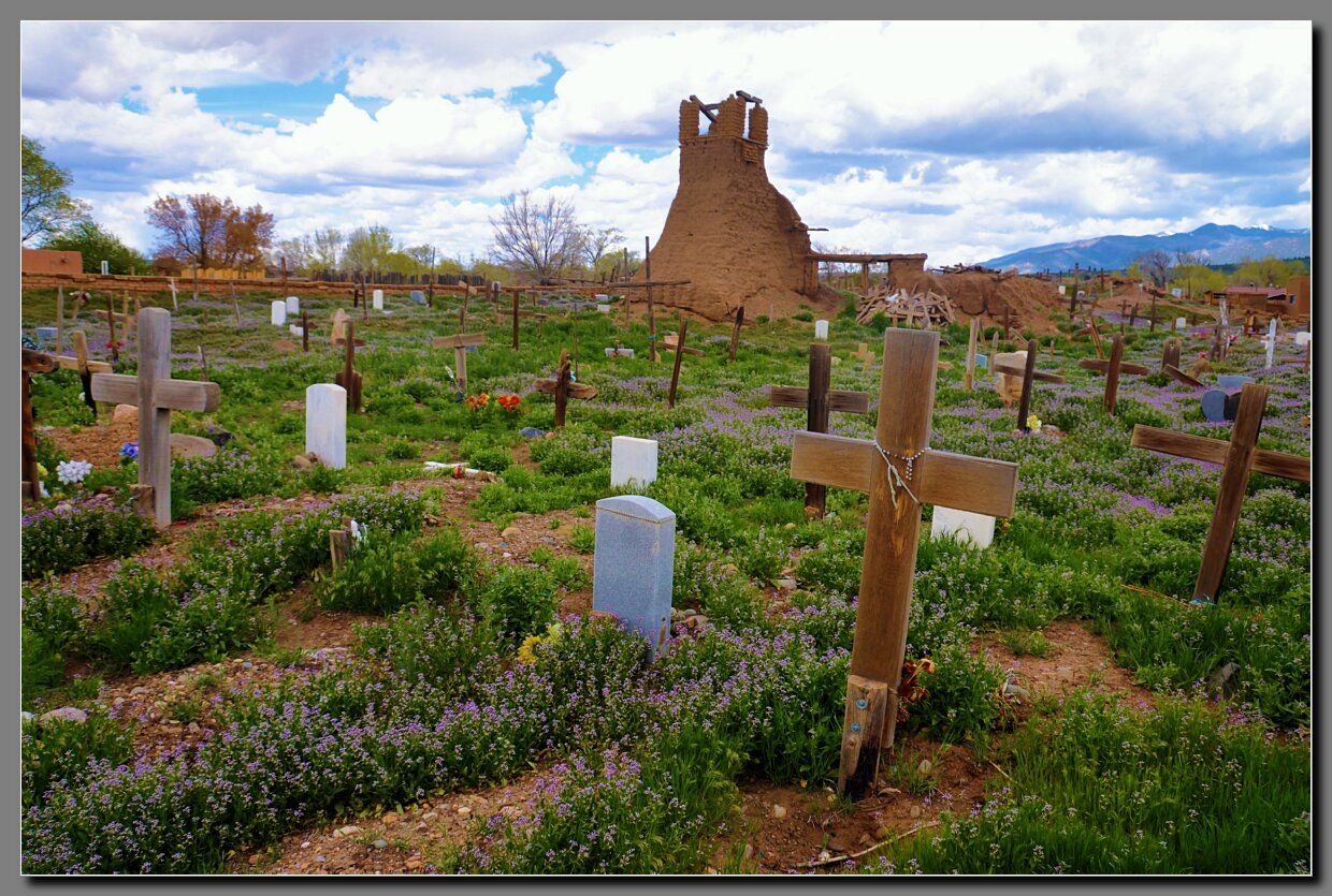 Pueblo graveyard